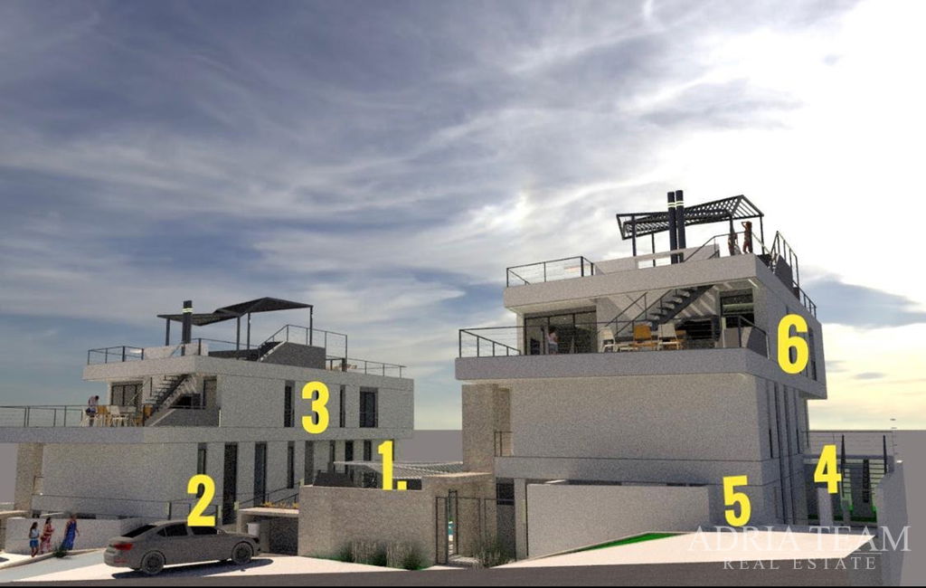 LUKSUZNI APARTMAN NA MIRNOJ LOKACIJI, 100m OD MORA – KOŽINO, ZADAR