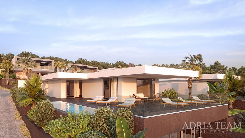 VILA S BAZENOM I POGLEDOM NA MORE - STARA NOVALJA