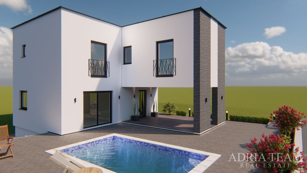 VILA S BAZENOM, MIRNA I TIHA POZICIJA  - VIR