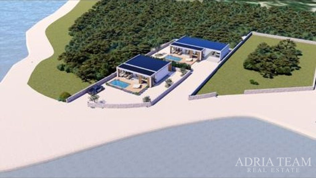 ZEMLJIŠTE u R-zoni, PRVI RED DO MORA - KOLAN, PAG