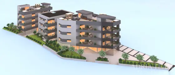 APARTMAN S5, ZGRADA A, U NOVOJ ZGRADI S POGLEDOM NA MORE I BESPLATNIM PARKINGOM - SUKOŠAN nekretnina za prodaju