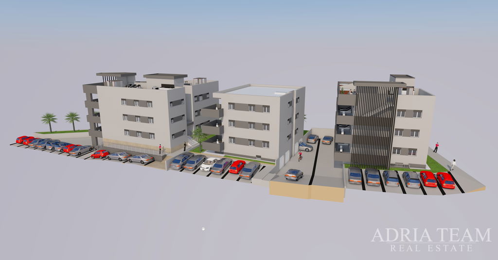 APARTMAN S5, ZGRADA A, U NOVOJ ZGRADI S POGLEDOM NA MORE I BESPLATNIM PARKINGOM - SUKOŠAN