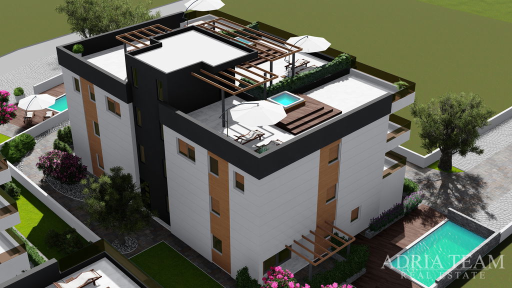 LUKSUZNI APARTMAN U STAMBENOJ ZGRADI, 70m OD MORA - PRIVLAKA, ZADAR