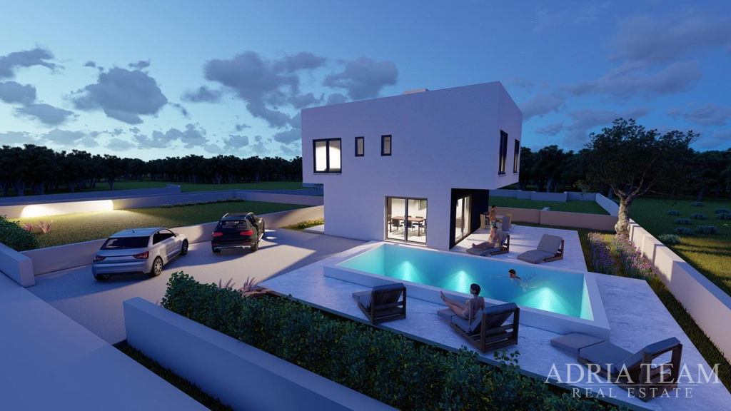 MODERNA KUĆA S BAZENOM - VIR