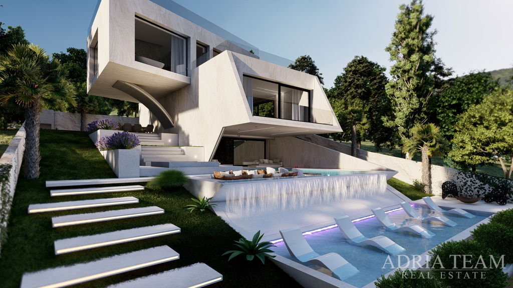 LUKSUZNA JEDINSTVENA VILA S BAZENOM I OTVORENIM POGLEDOM NA MORE - STARIGRAD PAKLENICA