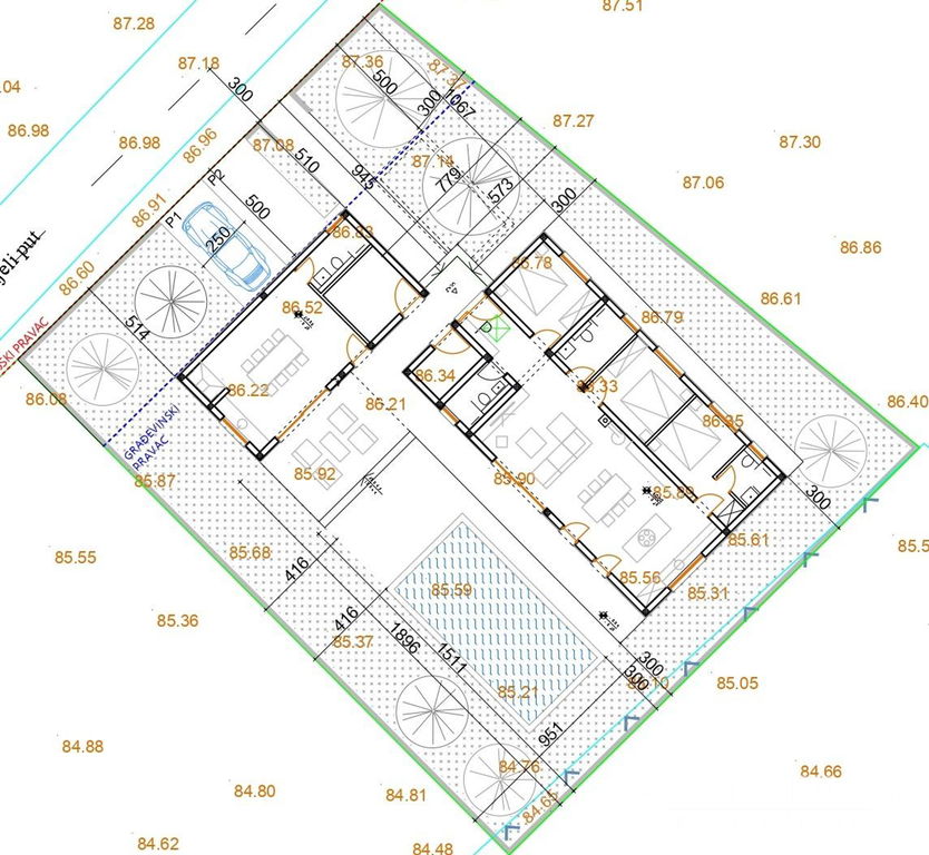 GRAĐEVINSKO ZEMLJIŠTE S GRAĐEVINSKOM DOZVOLOM, MIRNA I TIHA POZICIJA - DEBELJAK, SUKOŠAN
