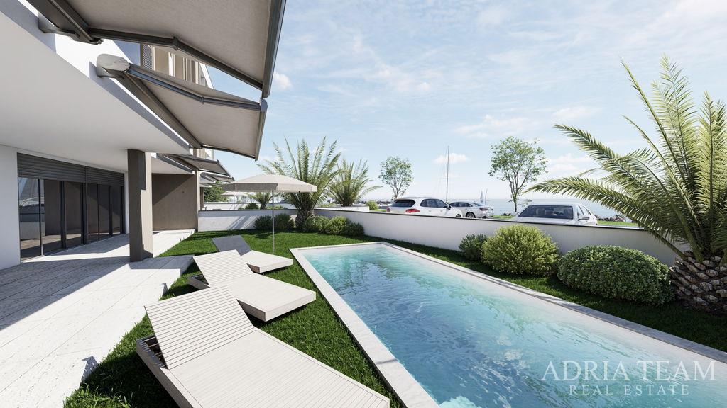 LIJEP APARTMAN NOVOGRADNJA, PRVI RED DO MORA - ZATON