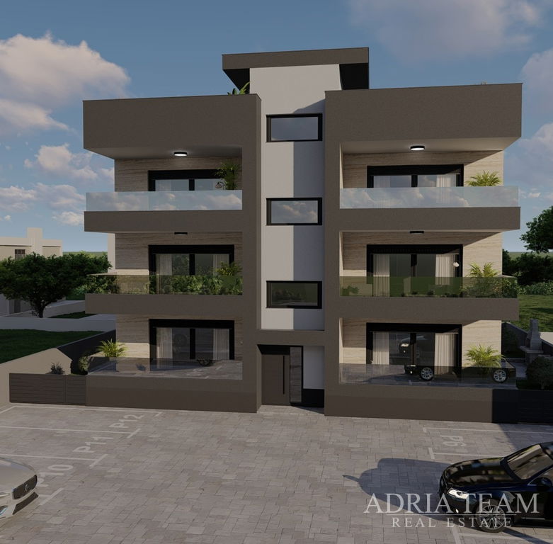 APARTMAN S5, UDALJEN 300m OD PLAŽE, NOVOGRADNJA, POGLED NA MORE - PRIVLAKA