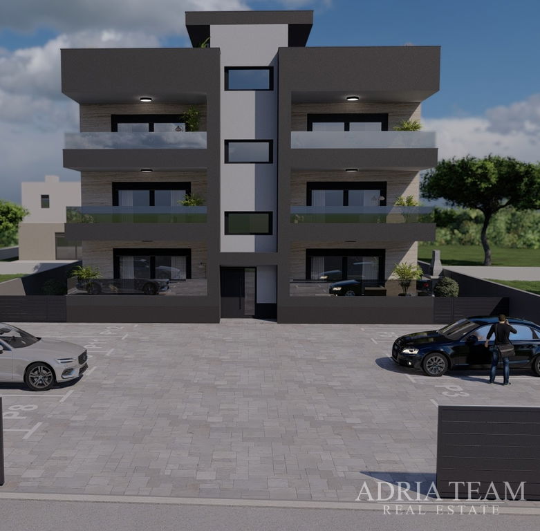 APARTMAN S5, UDALJEN 300m OD PLAŽE, NOVOGRADNJA, POGLED NA MORE - PRIVLAKA