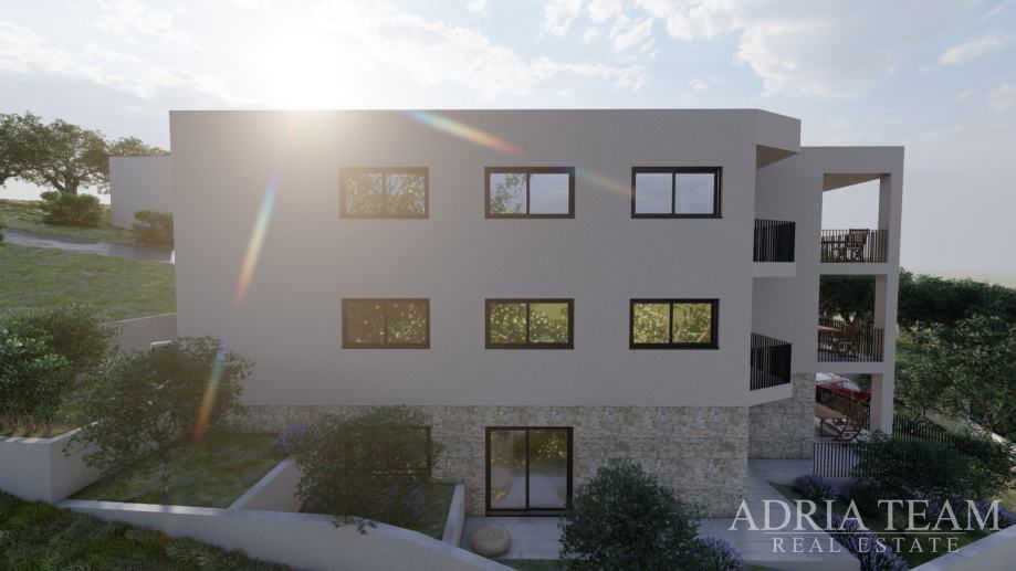 LUKSUZAN STAN S POGLEDOM NA MORE I GRAD - PREKO, UGLJAN