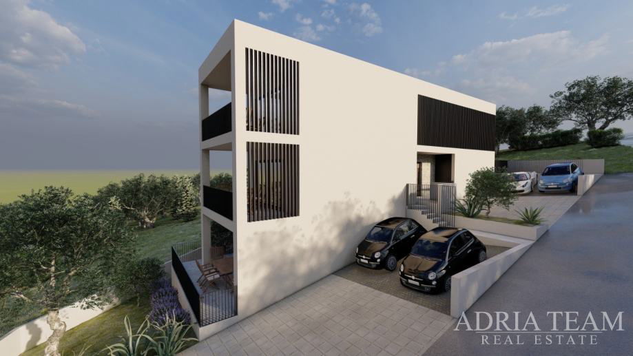 LUKSUZAN STAN S POGLEDOM NA MORE I GRAD - PREKO, UGLJAN