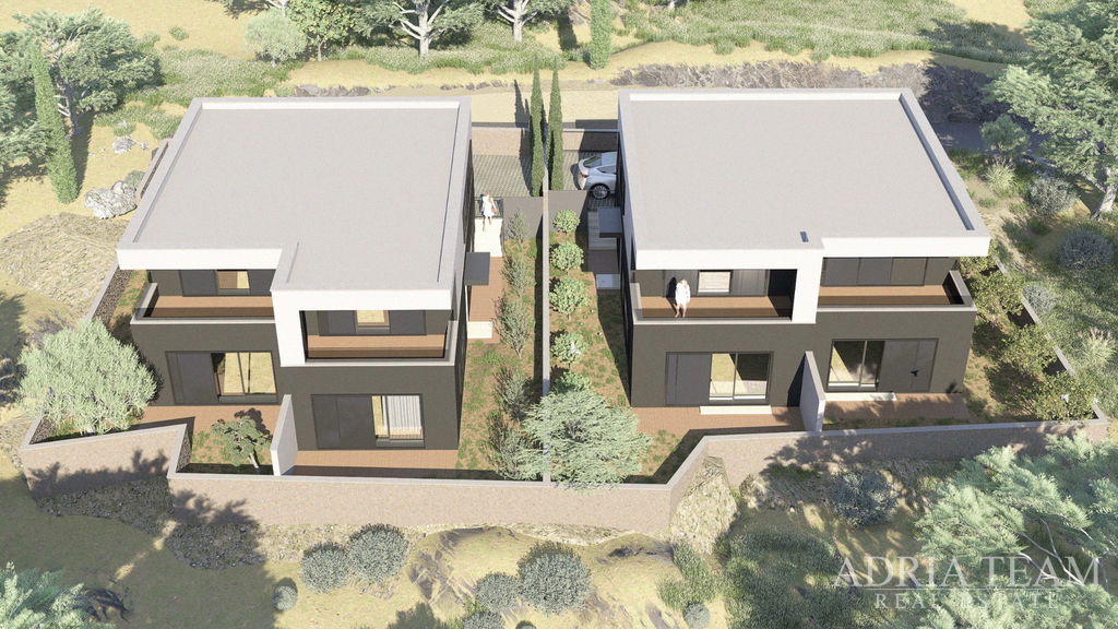 MODERNA ZGRADA - 4 STANA –  300 m od mora - JEZERA, MURTER