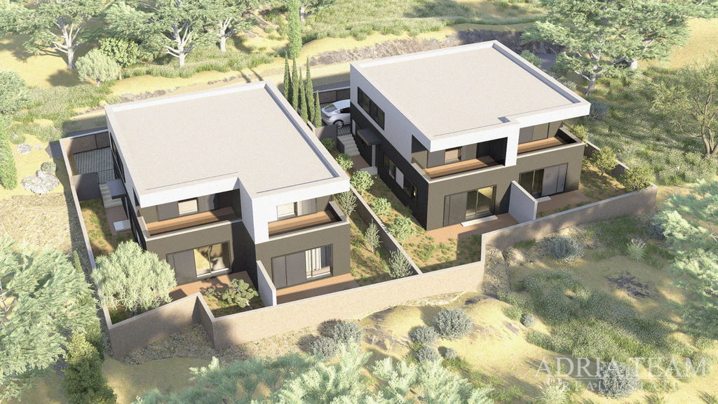 MODERNA ZGRADA - 4 STANA –  300 m od mora - JEZERA, MURTER