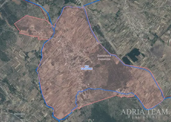 GRAĐEVINSKO ZEMLJIŠTE 1375m2 – GALOVAC nekretnina za prodaju