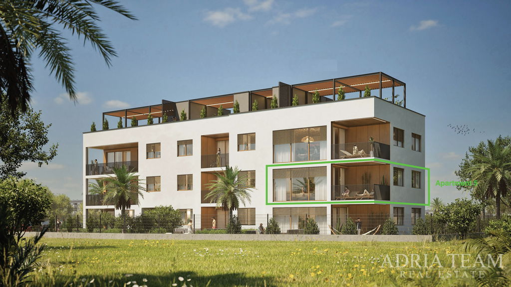 NOVOGRADNJA – 3-SOBNI APARTMAN S TERASOM I 2 PARKIRNA MJESTA – NIN, ZADAR