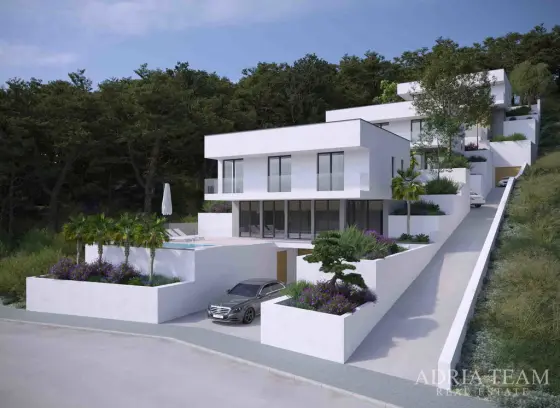 GRAĐEVINSKO ZEMLJIŠTE ZA 3 VILE S BAZENOM, 2.161 m² – NOVIGRAD nekretnina za prodaju