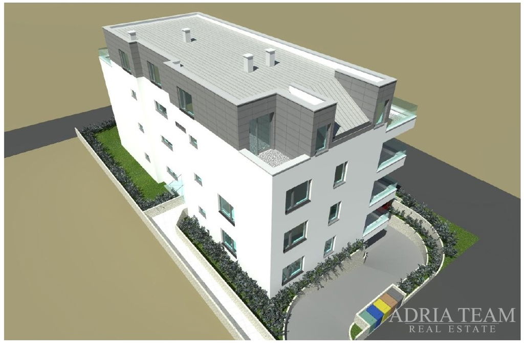 LUKSUZNA NOVOGRADNJA – DVOETAŽNI APARTMAN S KROVNOM TERASOM I GARAŽOM – POVLJANA, PAG