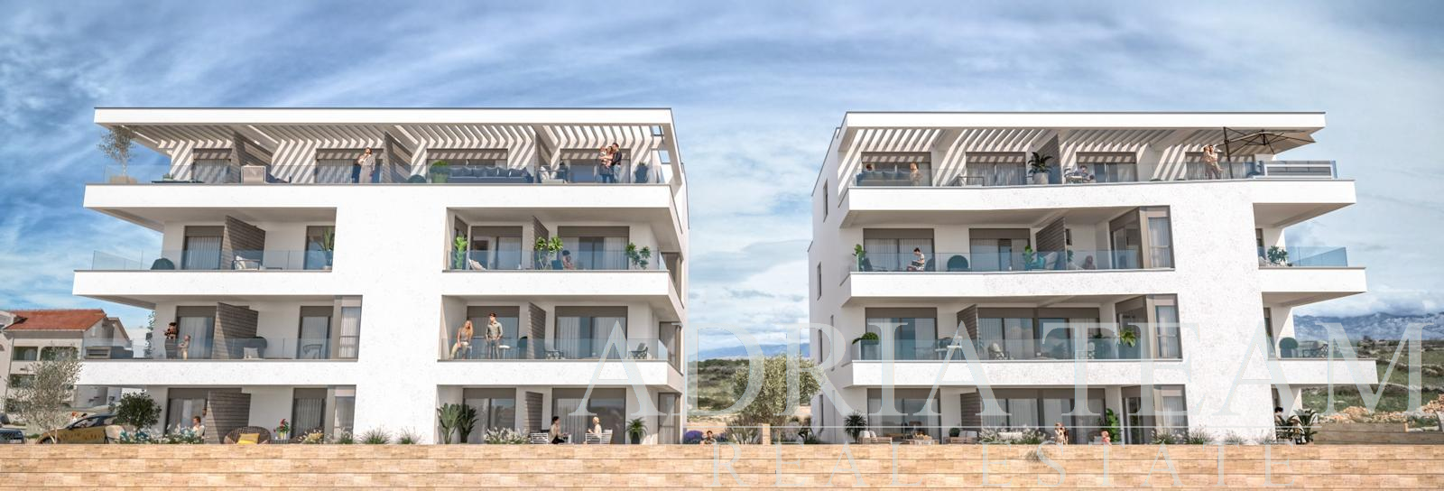 MODERNA NOVOGRADNJA 300m OD MORA - POVLJANA, PAG