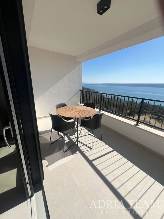 APARTMAN S3, U NOVOJ ZGRADI, OTVORENI POGLED NA MORE - MASLENICA