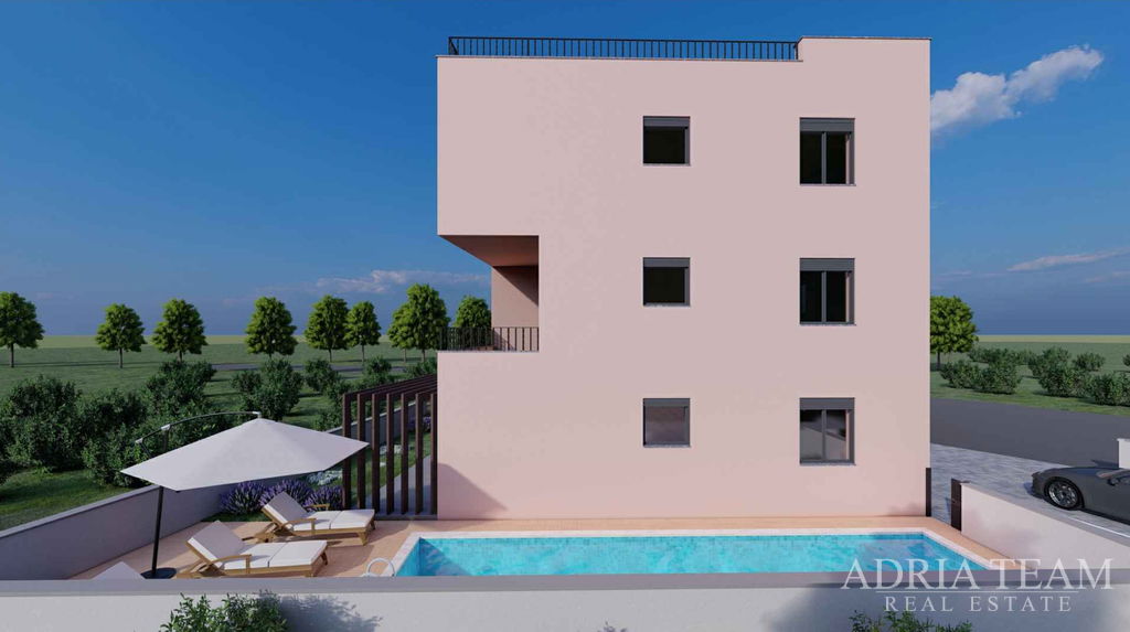 APARTMAN S3 U STAMBENOJ ZGRADI, NOVOGRADNJA - PAKOŠTANE