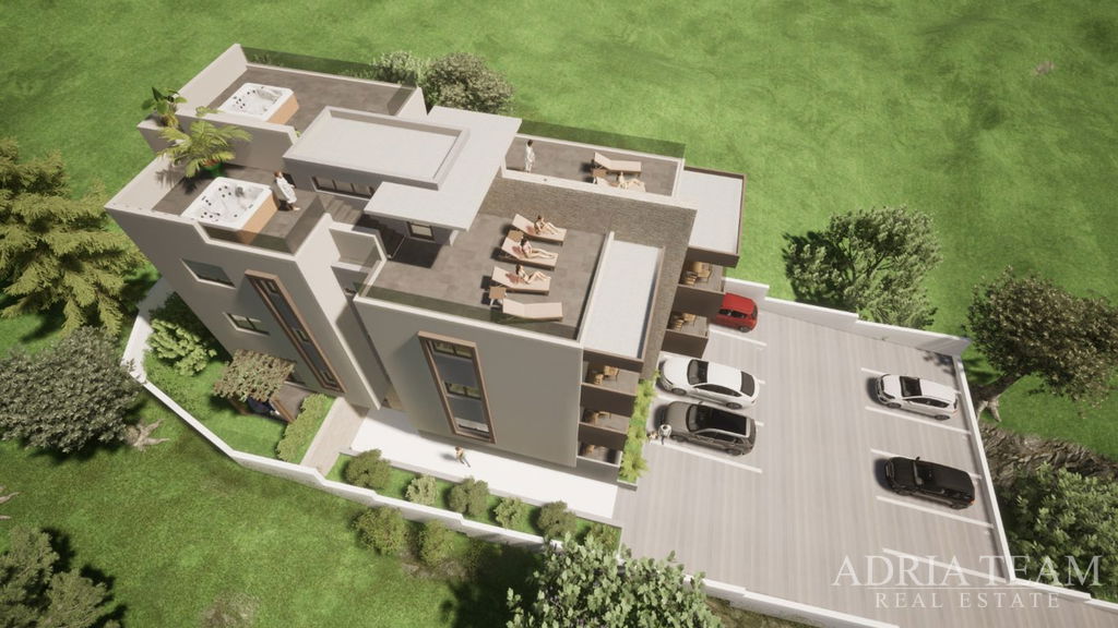 APARTMAN S2 U NOVOGRADNJI, UDALJENI 200m OD MORA - SELINE