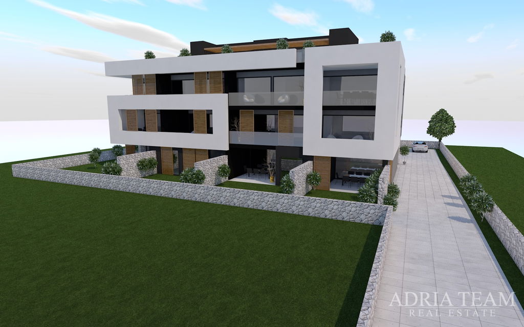 APARTMAN S4 U STAMBENOJ ZGRADI, NOVOGRADNJA, 150m OD MORA - PRIVLAKA