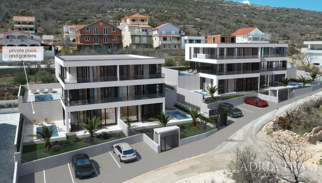 APARTMAN E1 S POGLEDOM NA MORE I PLANINE - VINJERAC