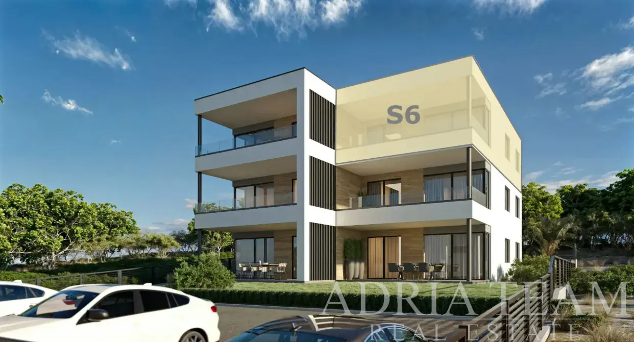 APARTMAN S6 – PENTHOUSE S PANORAMSKIM POGLEDOM NA MORE – MANDRE, PAG