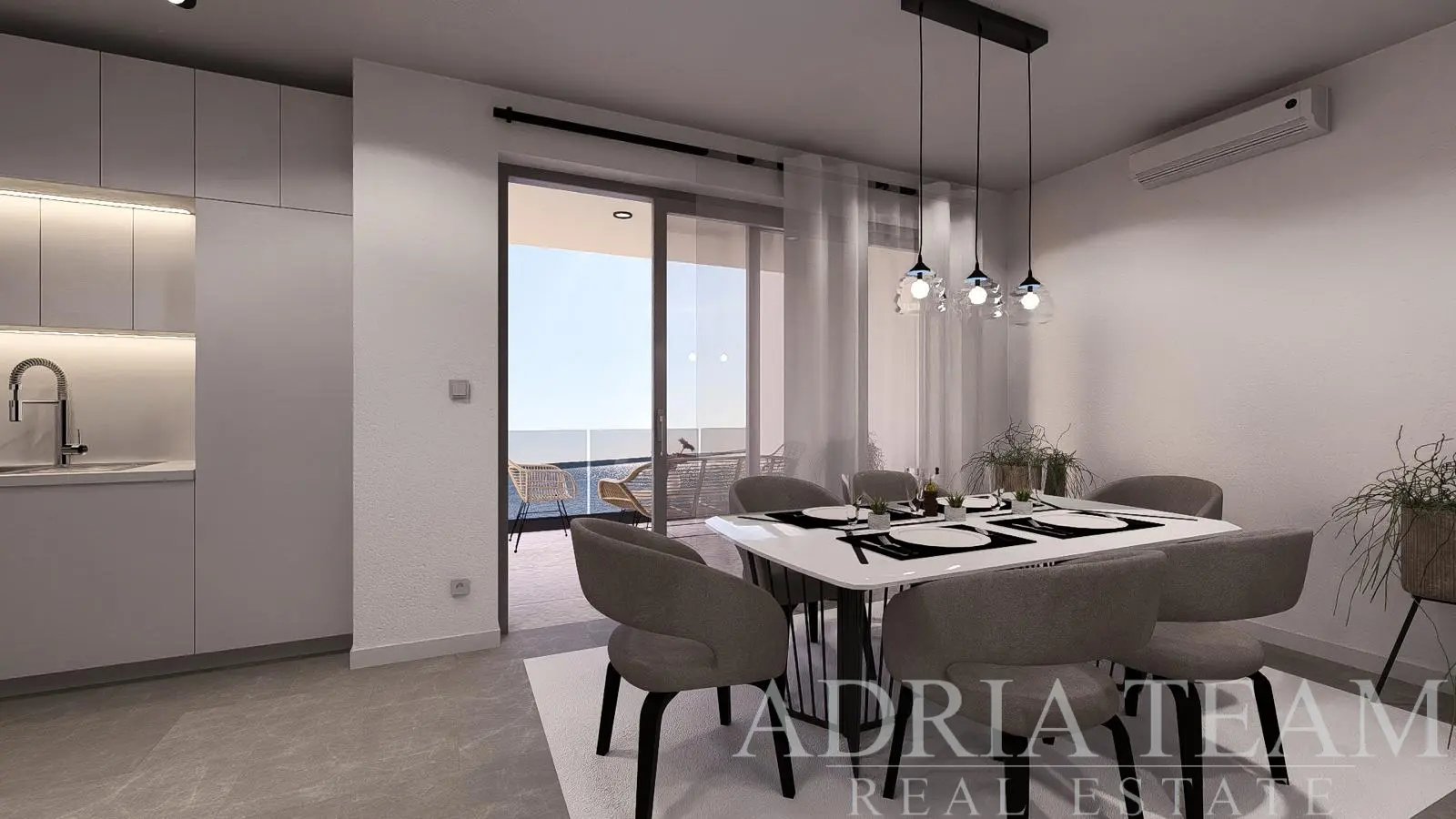 EKSKLUZIVAN PENTHOUSE S PROSTRANOM TERASOM I VIŠE VANJSKIH PROSTORA – MANDRE, PAG