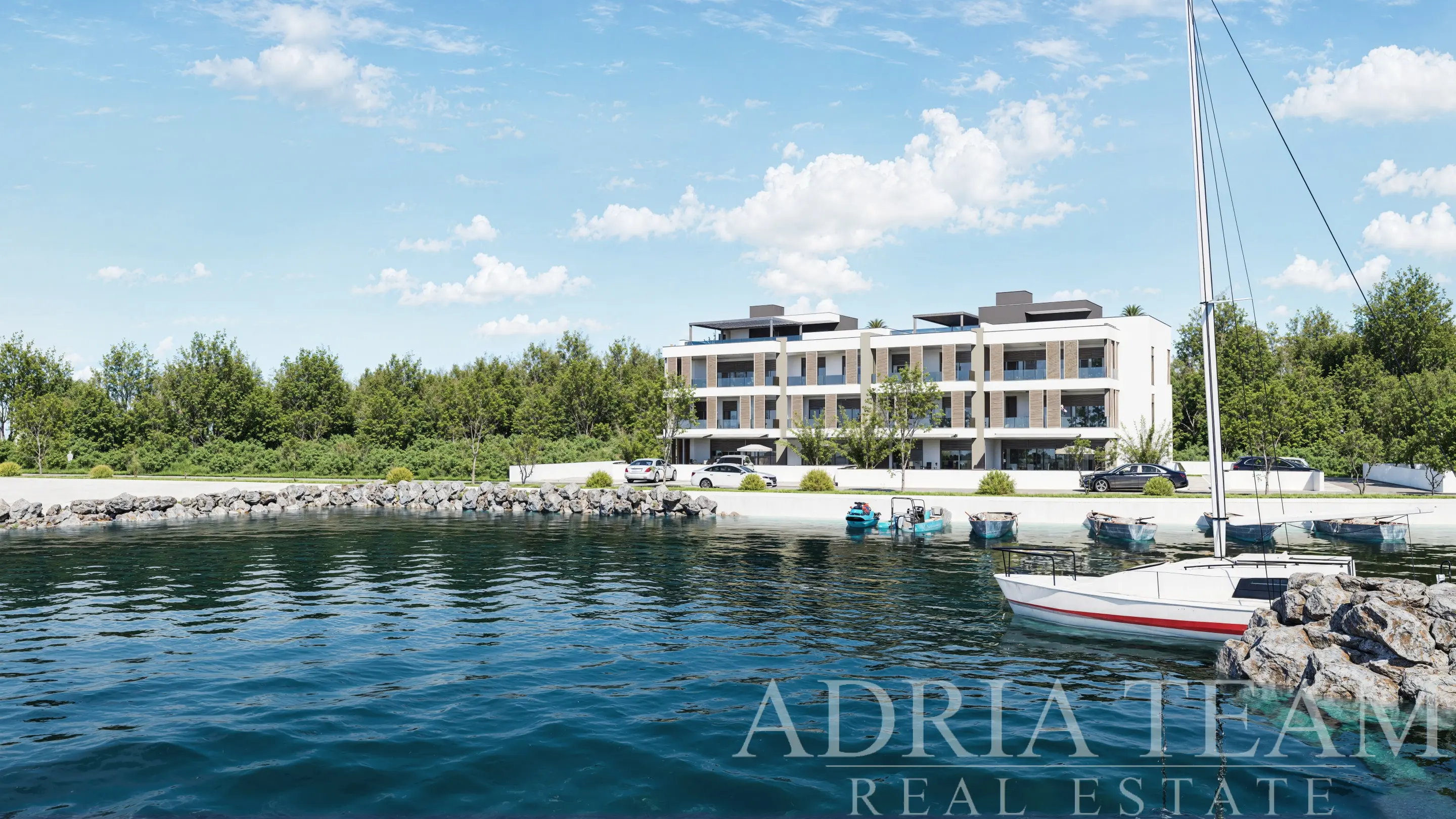 LUKSUZAN APARTMAN PRVI RED DO MORA – ZATON, ZADAR
