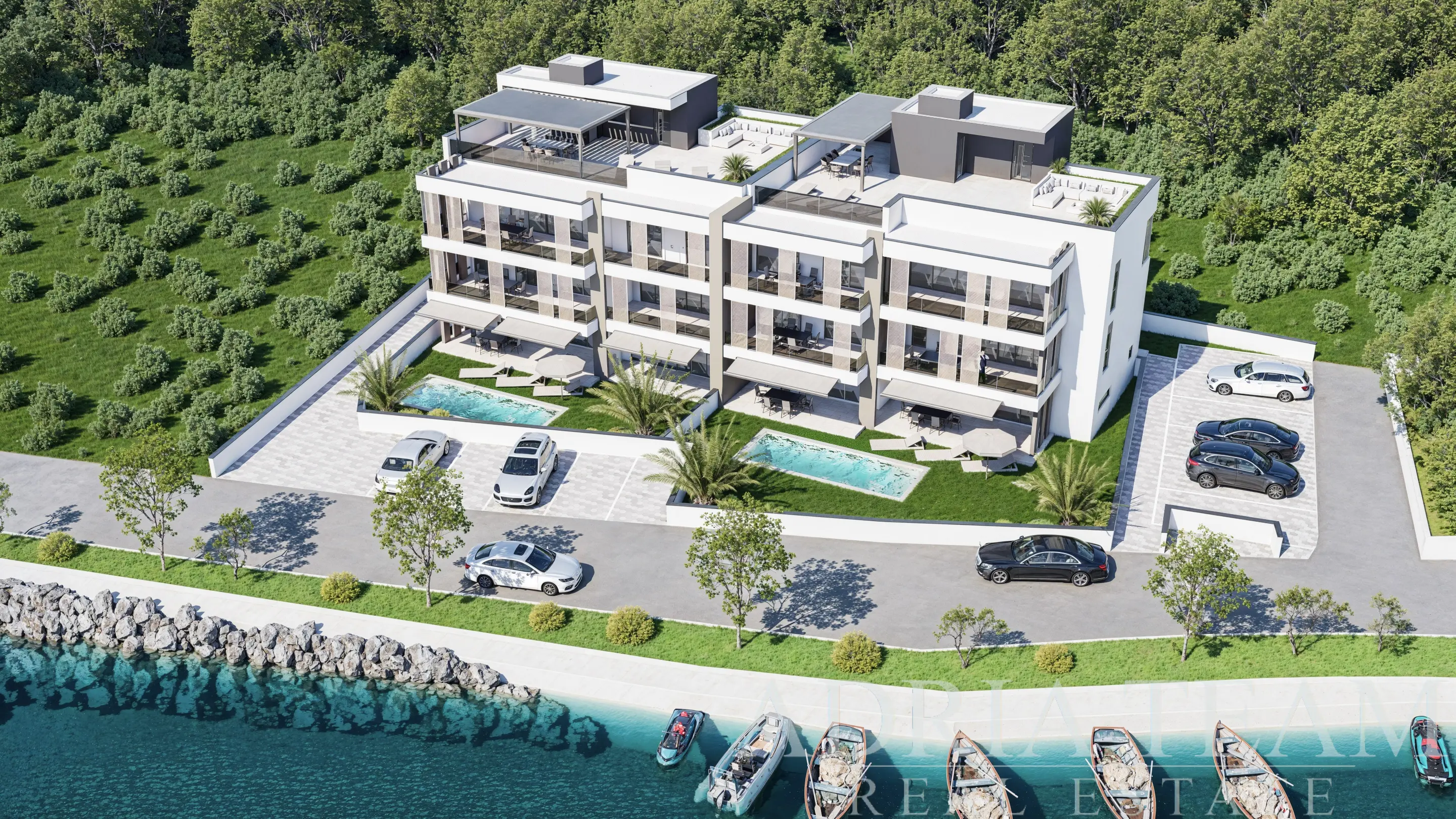 LUKSUZAN APARTMAN PRVI RED DO MORA – ZATON, ZADAR
