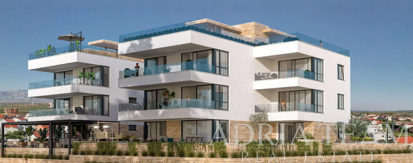 APARTMAN U PRIZEMLJU S POGLEDOM NA MORE – POVLJANA, PAG