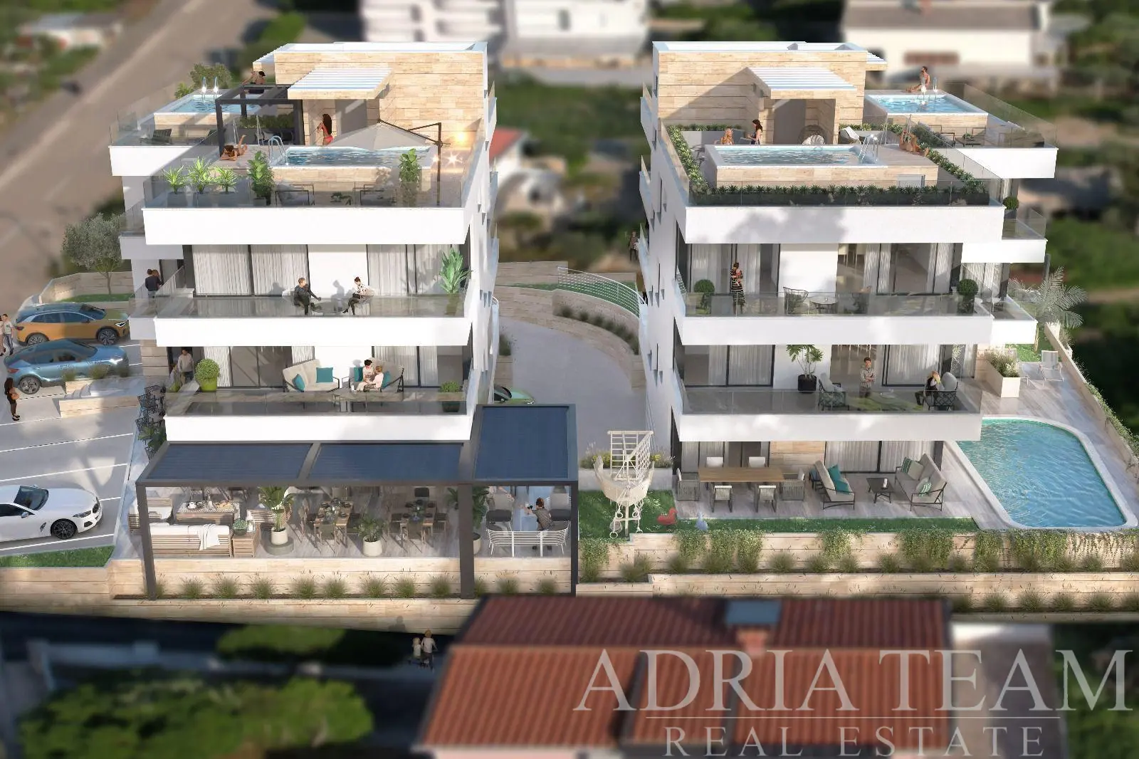 APARTMAN U PRIZEMLJU S POGLEDOM NA MORE – POVLJANA, PAG