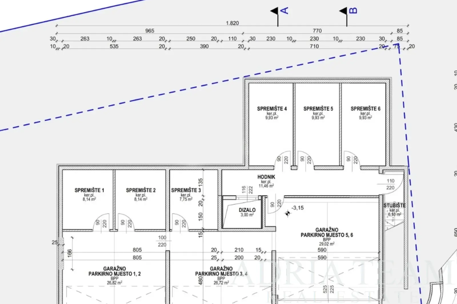APARTMAN U PRIZEMLJU S POGLEDOM NA MORE – POVLJANA, PAG