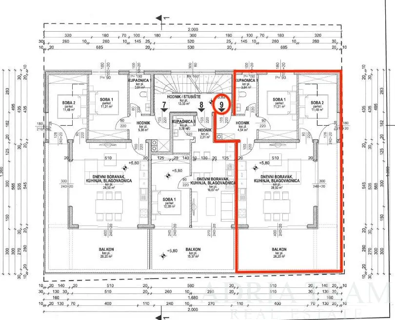 Dvosoban Apartman U Novogradnji S Velikim Balkonom – Povljana, Otok Pag